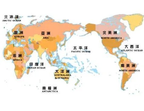 七大洲四大洋分别是什么?