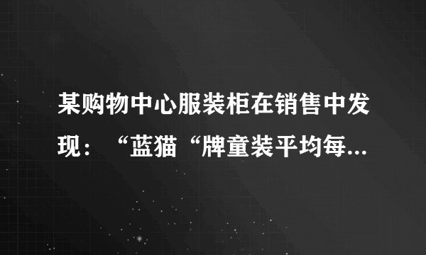 某购物中心服装柜在销售中发现：“蓝猫“牌童装平均每天可售出20件，每件盈利40元。为了迎接“六⋅一“国际儿童节，商场决定采取适当的降价措施，最大限度扩大销售量，增加盈利，减少库存。经市场调查发现：如果每件童装降价4元，那么平均每天就可多售出8件。(1)如果要想平均每天销售这种童装上盈利1200元，那么每件童装因应降价多少元?(2)当降价多少元时，获得的利润最大?最大利润是多少?