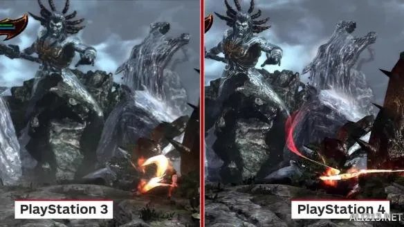 差别好巨大啊!《战神3重制版》PS3/PS4画面对比