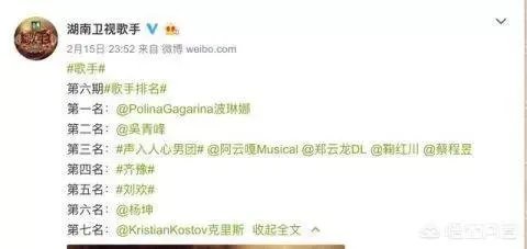 如果你是评审,你会如何对《歌手2019》第六期的歌手表现打分排名?