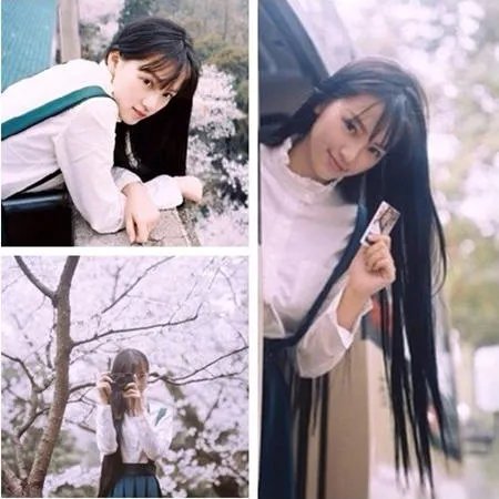 樱花女神黄灿灿 写真 清新写真颜值超baby