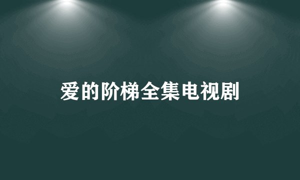 爱的阶梯全集电视剧
