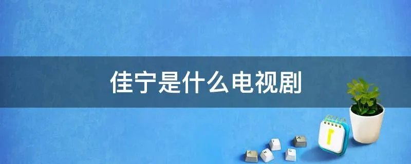 佳宁是什么电视剧