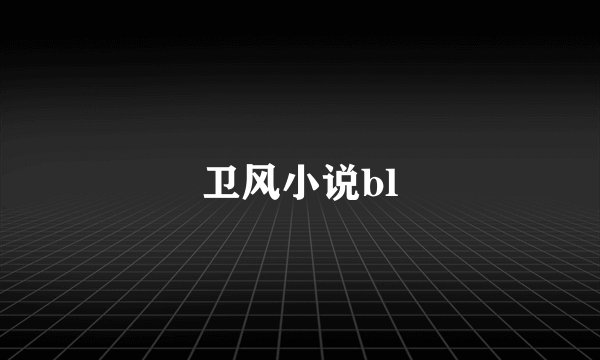 卫风小说bl