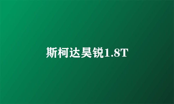 斯柯达昊锐1.8T