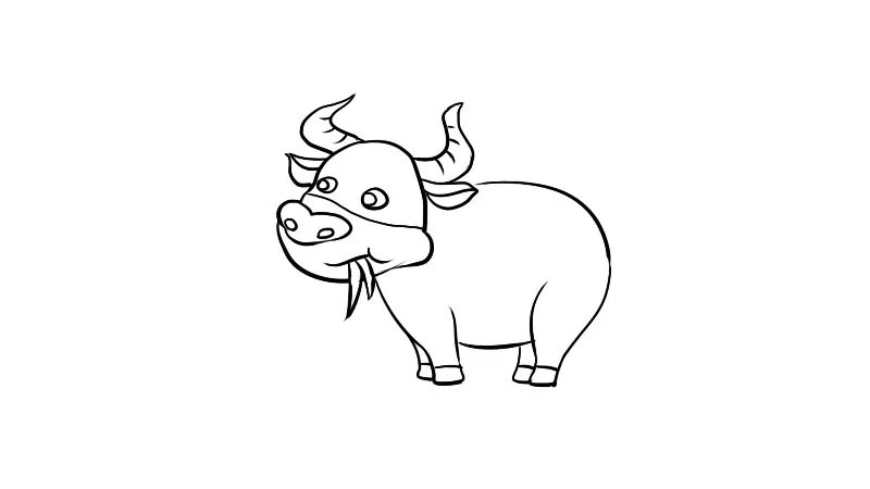 牛简笔画