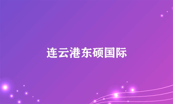 连云港东硕国际
