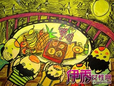 中秋节儿童画画大全欣赏