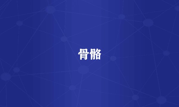 骨骼