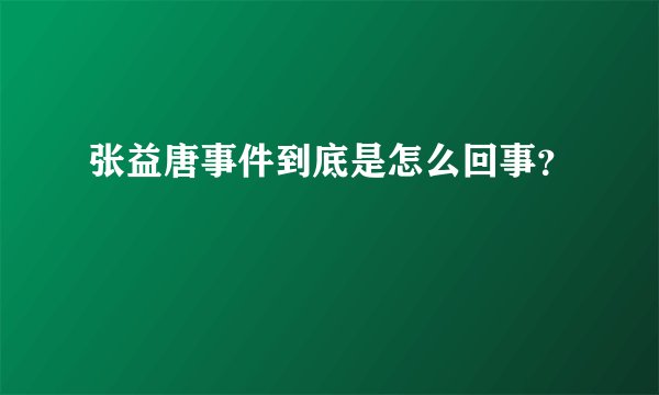 张益唐事件到底是怎么回事？