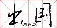 出国