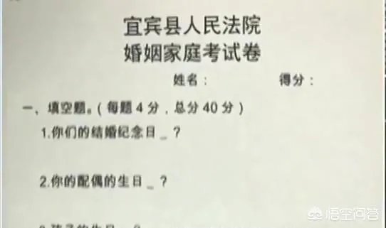对于江苏省民政局出台的“离婚考卷”你怎么看?