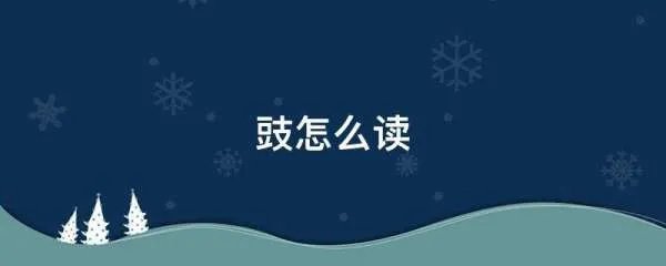 豉怎么读