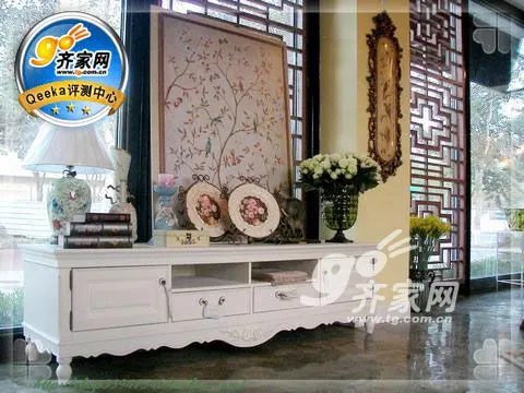 雍容华贵的欧美风——宗匠工场ZM8283-美式田园椿木电视柜