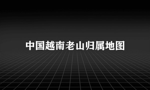 中国越南老山归属地图