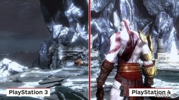 差别好巨大啊!《战神3重制版》PS3/PS4画面对比