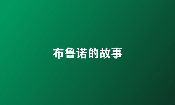 布鲁诺的故事