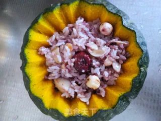 南瓜八宝饭