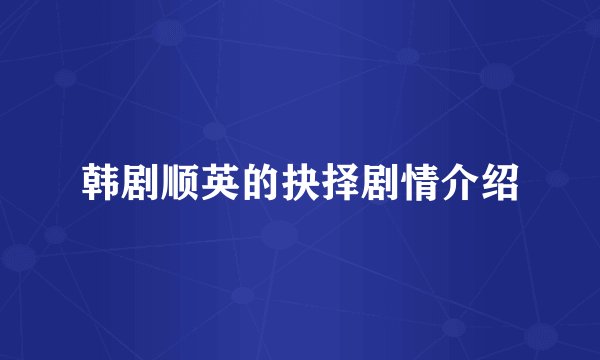 韩剧顺英的抉择剧情介绍