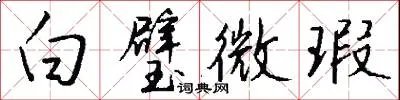 白璧微瑕